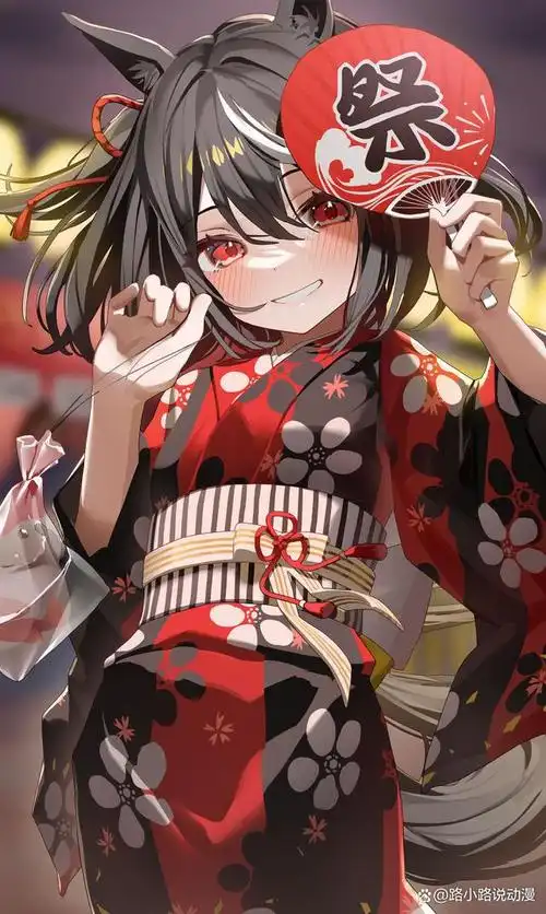 日本动漫中的浴衣文化!如同出水芙蓉!