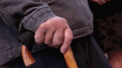 拐棍黑色手卡gif动图_动态图_表情包下载_soogif