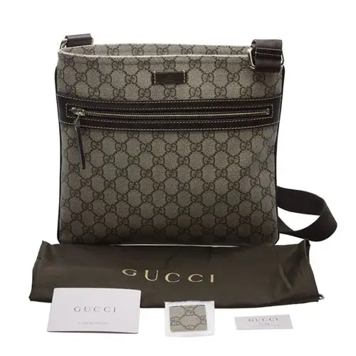 gucci/古驰 男士双g印花斜挎包单肩包 295257 kgdig 8588【正品 价格