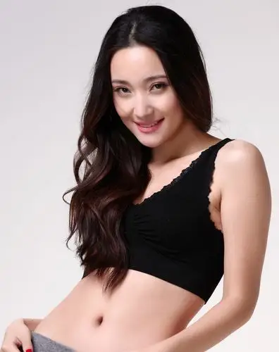 春天瑞朵女士黑色无钢圈睡眠蕾丝花边运动文胸