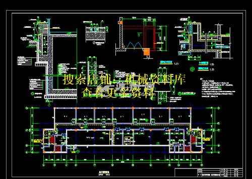 金州商贸城建筑图设计参考资料cad图纸标准层地下层楼梯【310】