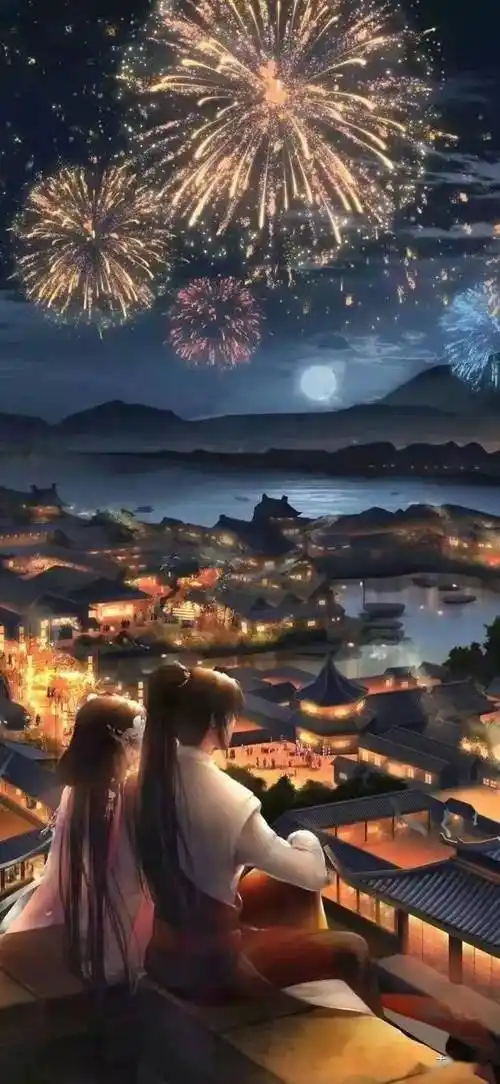 超级唯美好看的古风情侣壁纸,喜欢就收藏吧