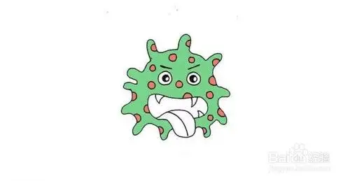 细菌的简笔画怎么画