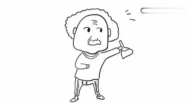 如何画出科学家爱因斯坦q版卡通简笔画