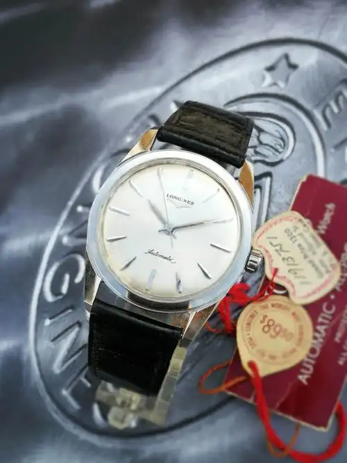 瑞士浪琴金奖轨道340机芯全自动机械表手表