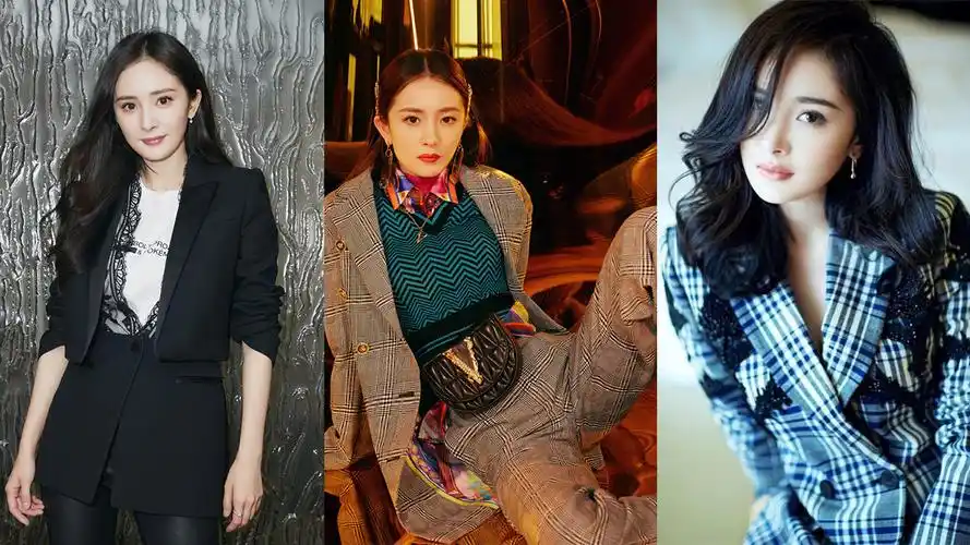 穿西装的飒女明星们,谁才是真正的"西装杀"!