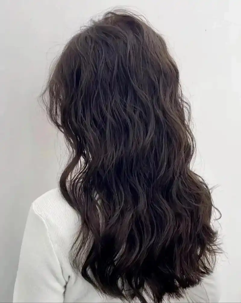 圆脸中短发烫发锁骨发烫发蓬松烫网红刘海气垫韩式水 - 抖音