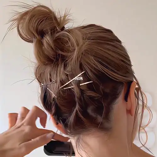 短发60简约清新丸子头73