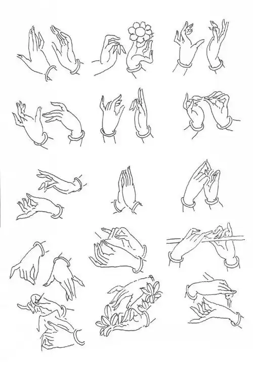 古代仕女基础画法图解