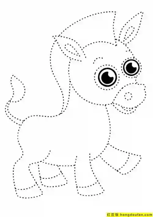 红豆饭小学生简笔画大全