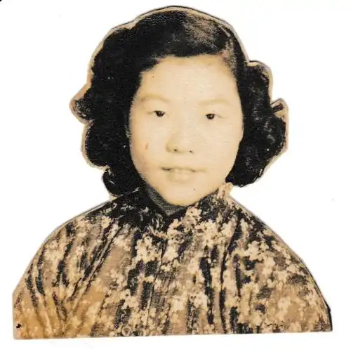 母亲年轻时的老照片 一一藉以纪念我的母亲