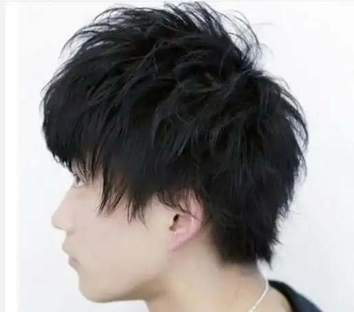 男生毛碎发型
