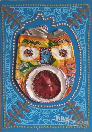 废物利用创意画