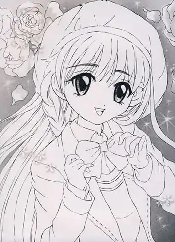 动漫 简笔画 卡通 漫画 手绘 头像 线稿 361500 竖版 竖屏