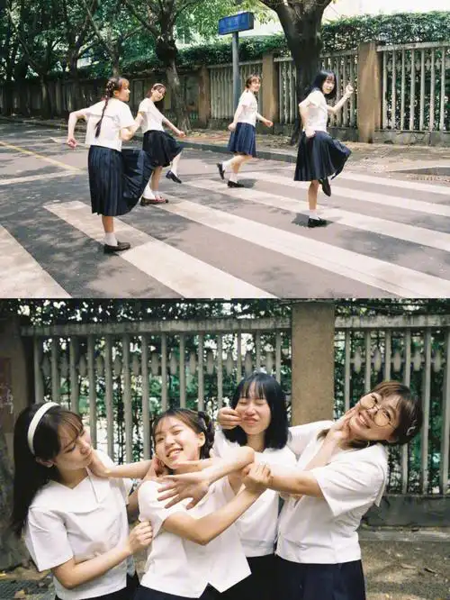 毕业季30丨四人闺蜜拍照姿势大全