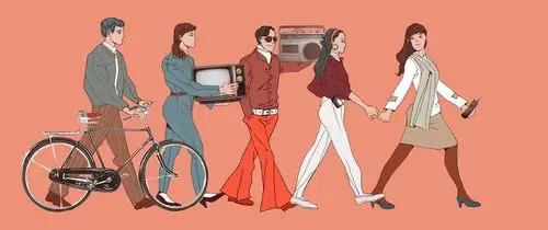 年代人物怀旧|插画|商业插画|加缪 - 原创作品 - 站酷 (zcool)