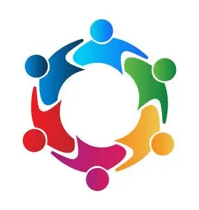 合作标志团队合作友谊人标志照片