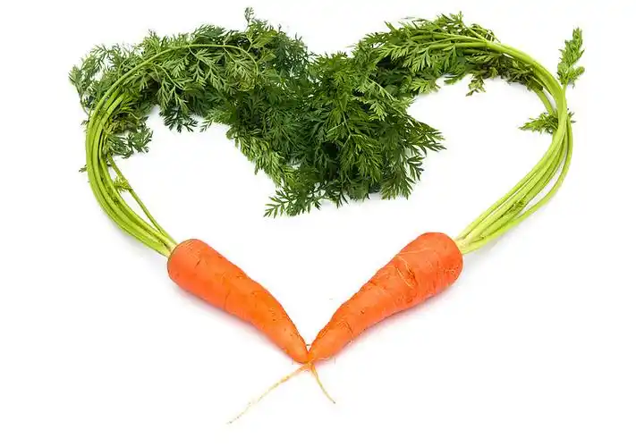 新鲜,胡萝卜,形状,心形_高清图片_全景视觉