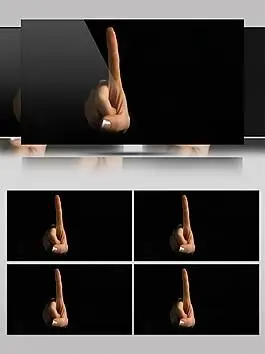 动感一阳指视频素材