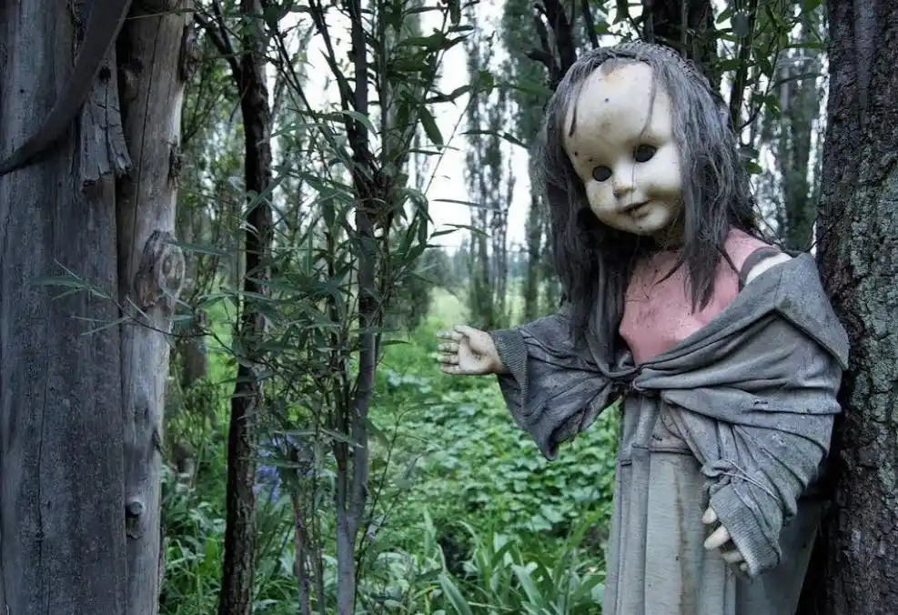 地球上最诡异娃娃岛,到处挂着残疾娃娃,当地还有一个恐怖传说