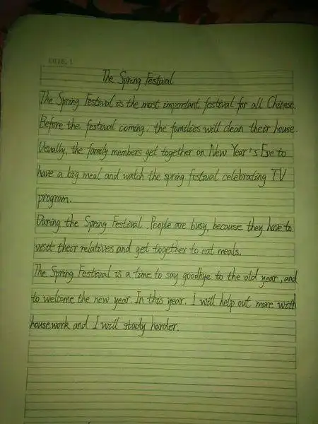 过春节英语用艺术字怎么写