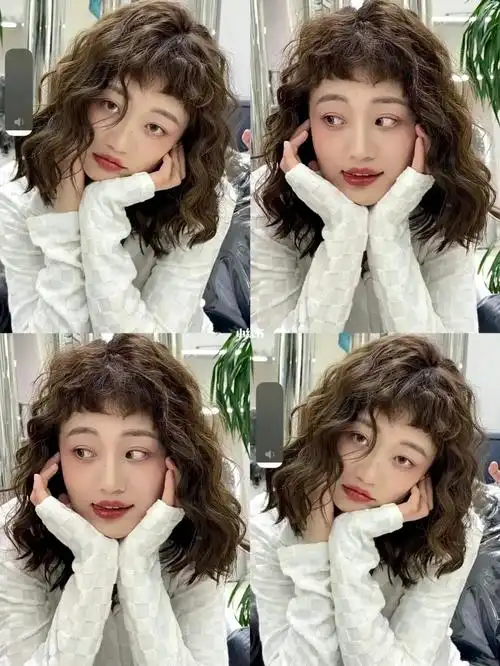 蛋卷头_发型_中短发_短发_烫发_sweet salon(万象城总店)攻略_女生