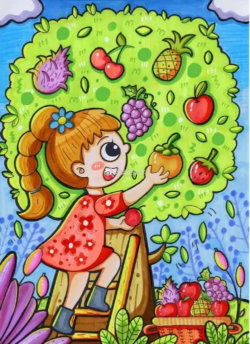 儿童画"考级"精美素材