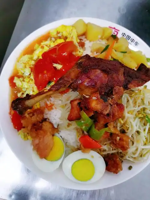 中国中车东区餐厅11.18号午餐菜品