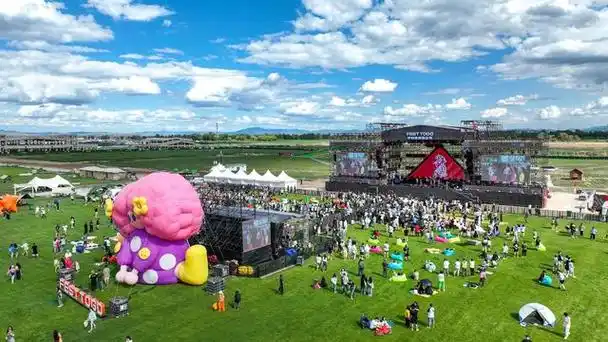 7月8日,2023 fest to go呼和浩特音乐节在内蒙古呼和浩特市大黑河军事
