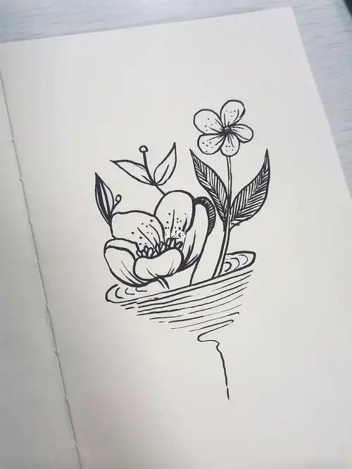 29100黑白装饰画无稿画图