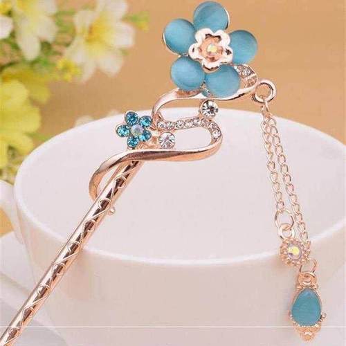 丸子头多款气质古典宫廷风发簮古风儿童发簪女童百搭别头发.