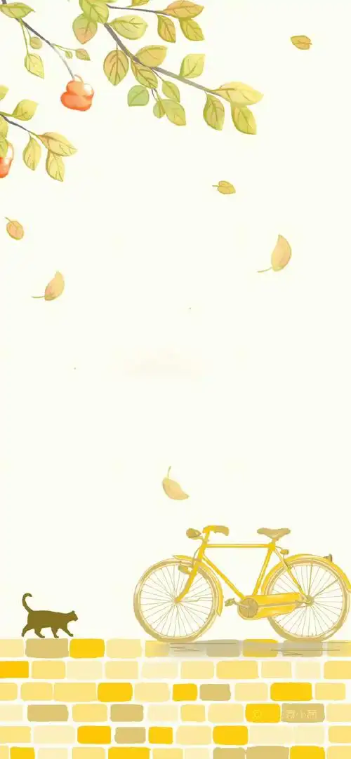 治愈系简约卡通插画壁纸套图小清新#手机壁纸##锁屏 主屏壁纸套图