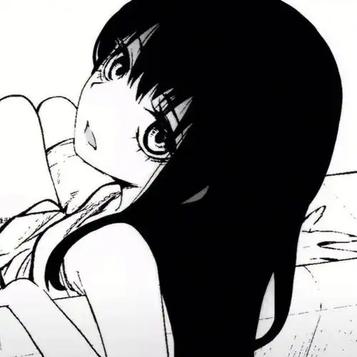 今日头像黑白动漫头像女