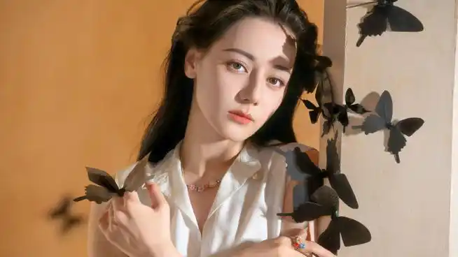 迪丽热巴红秀十一月刊封面