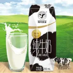 modernfarming现代牧业金奖全脂纯牛奶250ml12包2小时锁鲜工艺更高