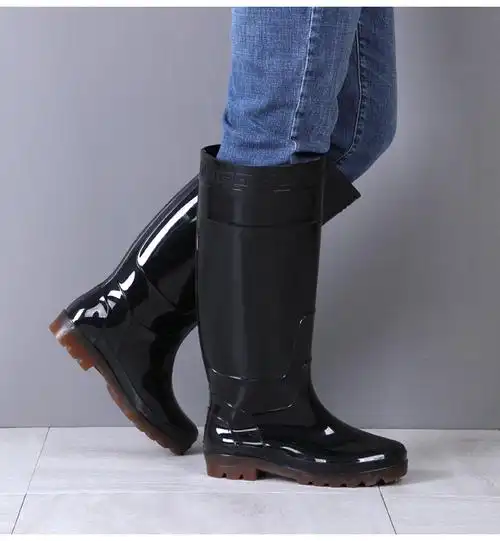 特种工矿水鞋45cm超高筒雨鞋男雨靴男式防滑套鞋防水水鞋男防滑洗车鞋