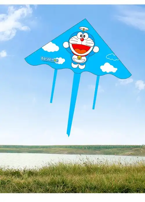 小米mi生态米家通用哆啦a梦风筝2022年新款网红儿童大人专用手持潍坊