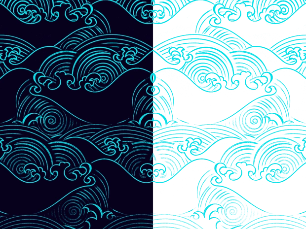 线条海浪图片大全