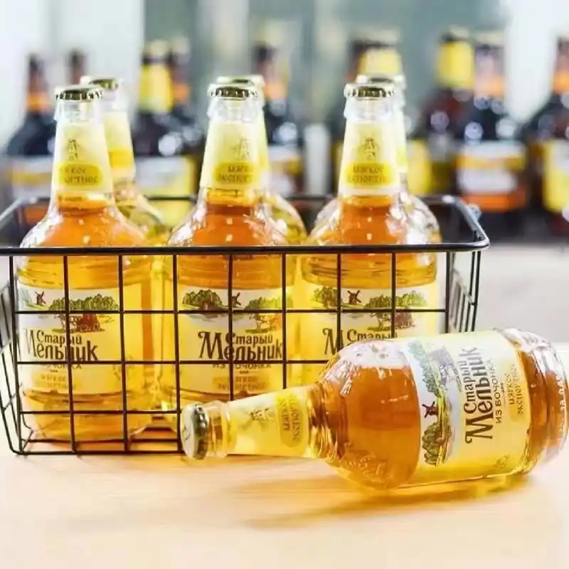 9396俄罗斯老米勒淡爽啤酒91,酒精度4.2%vol 原麦汁浓度 10.