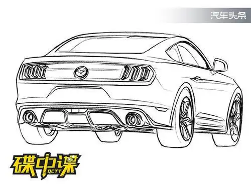 野马标志简笔画 简笔画图片大全-普车都