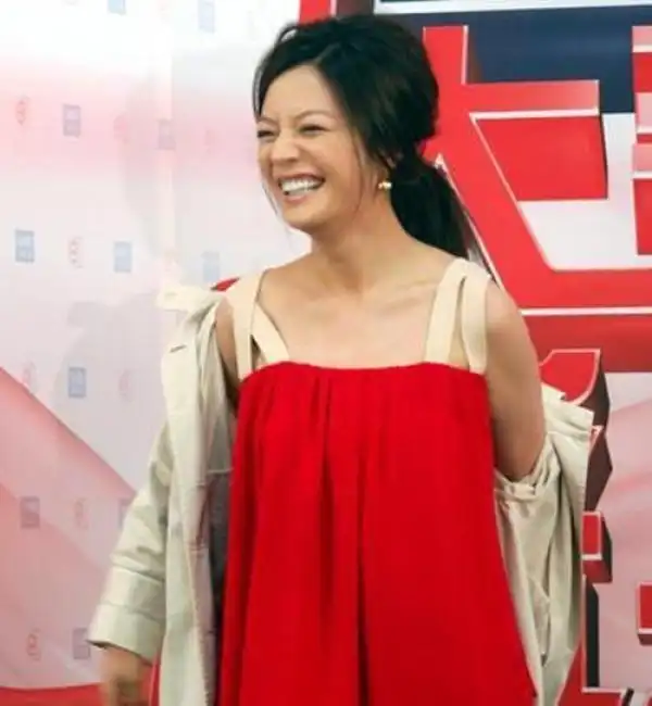 首先出场的是赵薇,当她开怀大笑的时候,真的和女神这个词关联不拼来