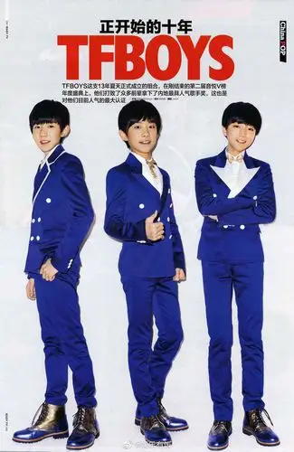 2013年8月,tfboys发布组合形象宣传片《十年》,正式出道_高清图集