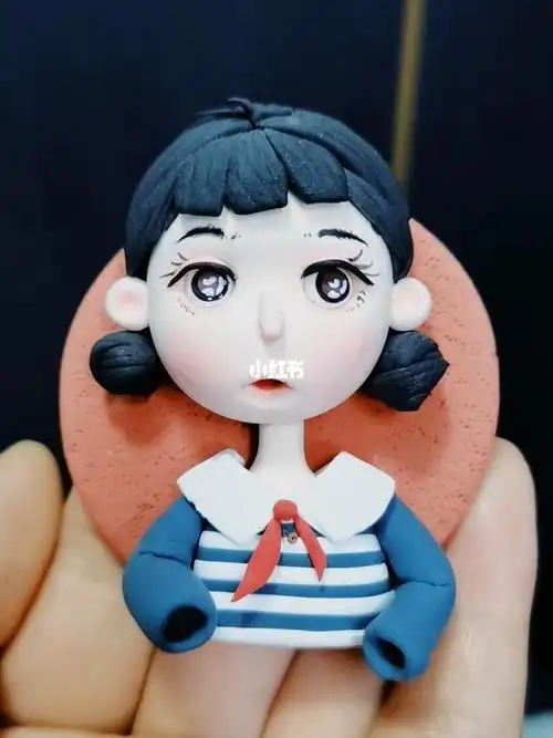 超轻粘土人物胖妞运动衫