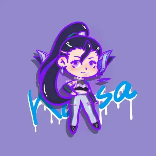 lol  #卡莎  #英雄联盟卡莎  #kda女团  #kda卡莎  #板绘  #q版人物