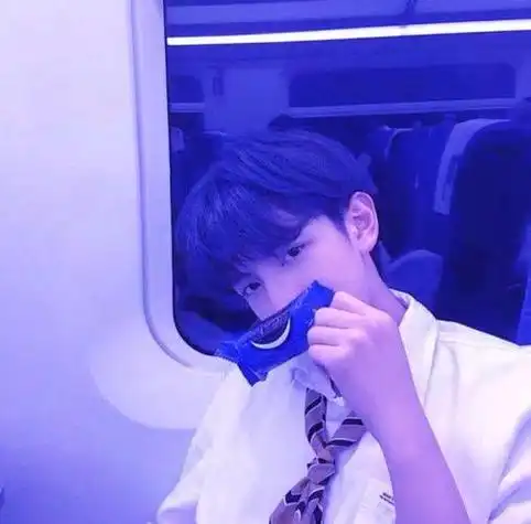 头像蓝发真人男生 男生头像图片大全 -【爱个性】