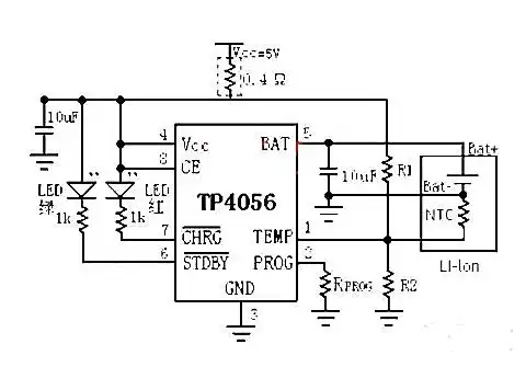 四个锂电池供电电路设计方案详图解析
