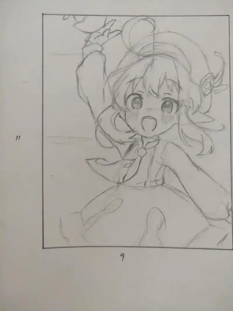 日常瞎画 #动漫人物 不会真的有人拒绝这么可爱的可莉吧 - 抖音