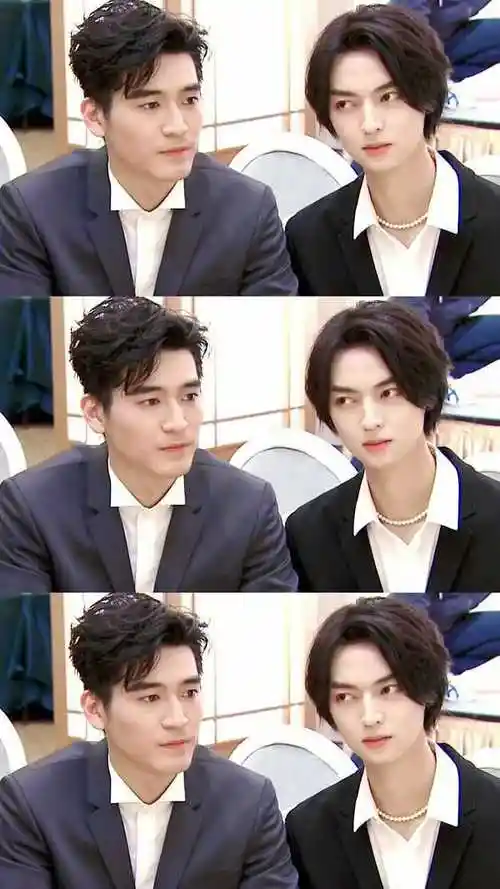 珍珠项链简直绝! #history4近距离爱上你 #呈仁cp #萧立呈藤沐仁