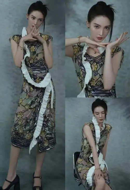 腾讯这夜,吴昕大胆,王子文妩媚,个个柳娇花媚,都不怕冷