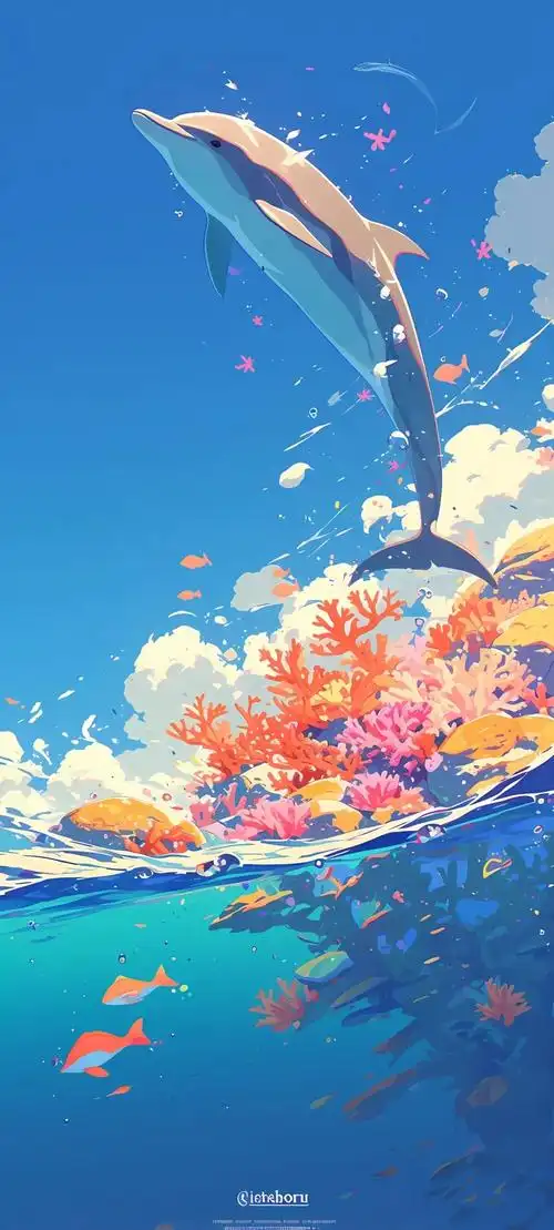 手机壁纸可爱动物插画壁纸高清原图分享